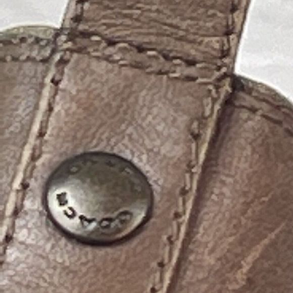 Coach Chelsea Boot Odelle Leather Tan Stretch Ankle Pull On 5.5 - Picture 4 of 10